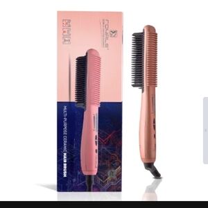 Pink Ceramic Hair Brush